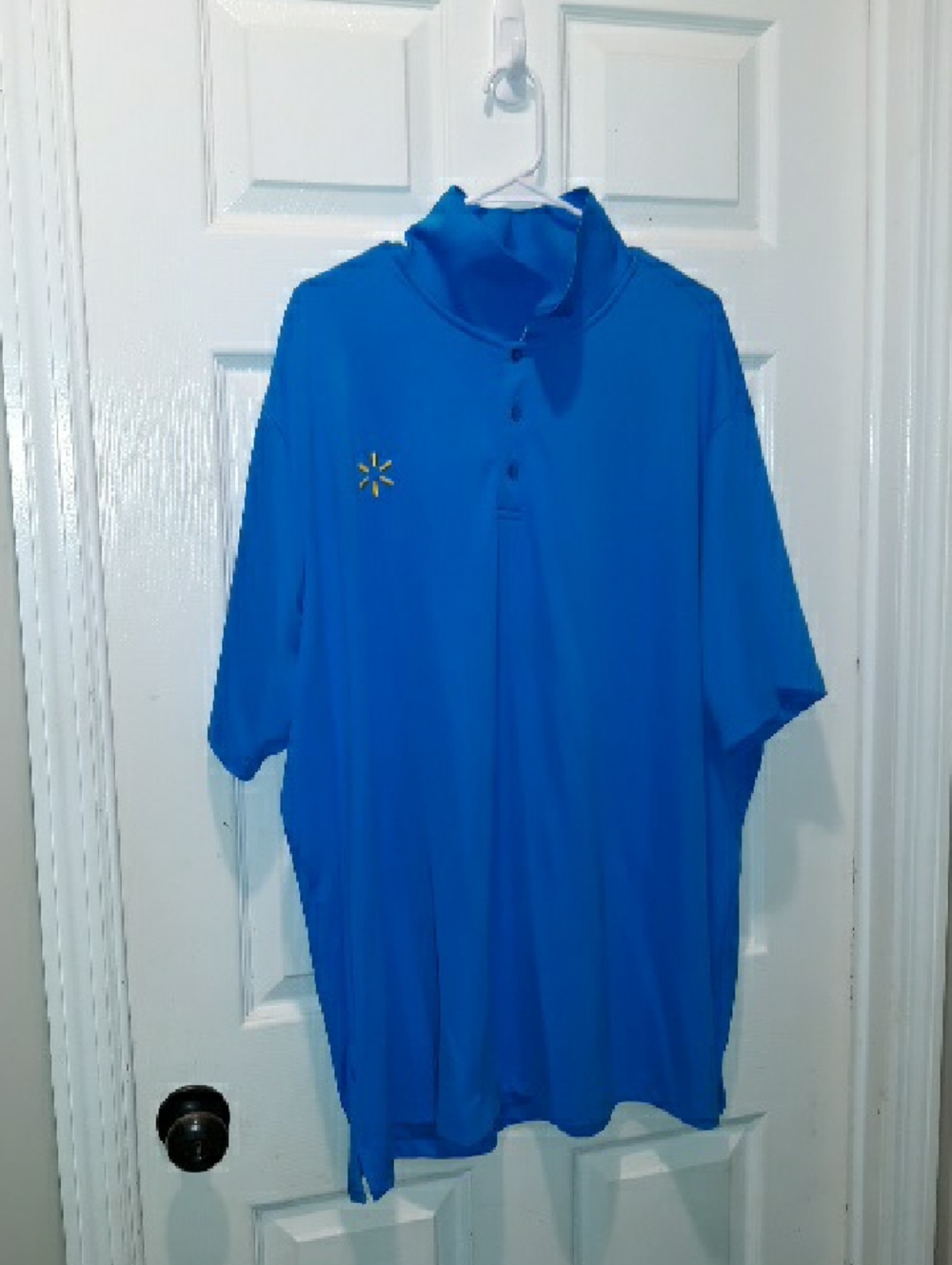 Walmart Spark Logo Performance Stretch Polo Shirt